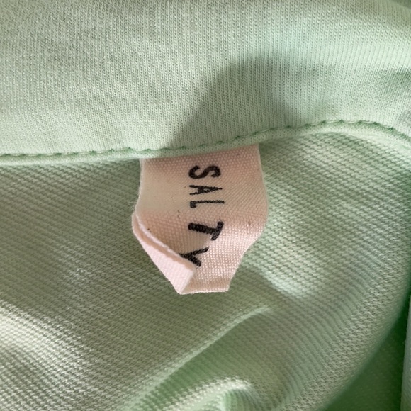 Dolls Kill Neon Green Quarter Zip - Picture 6 of 8